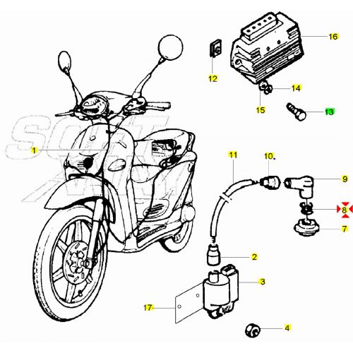 Gommino protezione candela