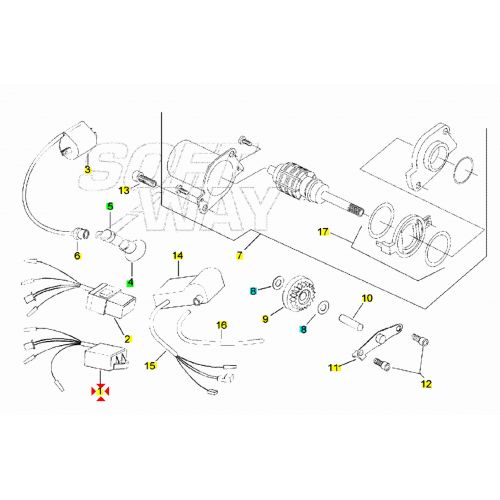 Centralina CDI scooter 50 motore...