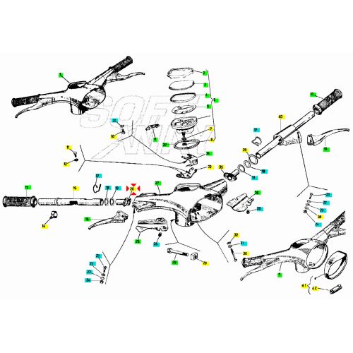 Kit tubetto gas e cambio Piaggio...