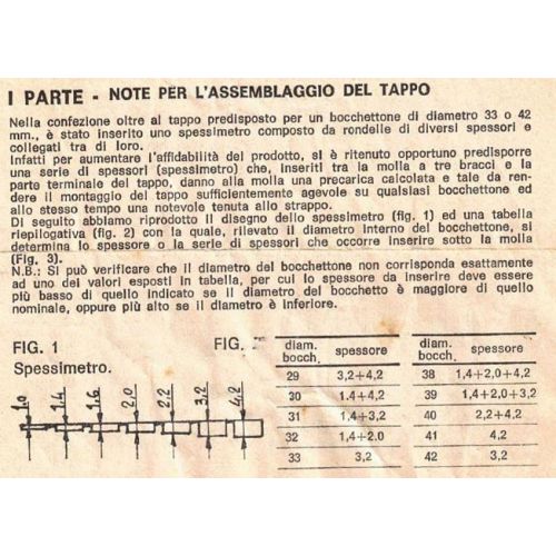 Tappo serbatoio benzina Ciao con chiave