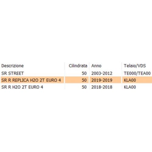 Raccordo pompa acqua scooter Gilera...