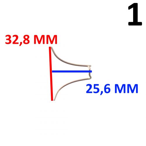 Molletta fissaggio gruppo ottico