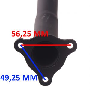 Curva scarico scooter Daelim 2