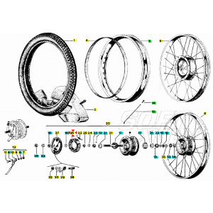 Coppia ceppi freno da 90... 2