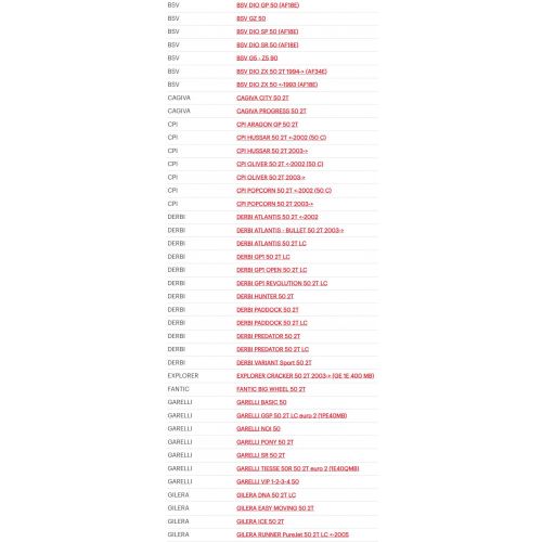 Compensatore di fluidi scooter vari...