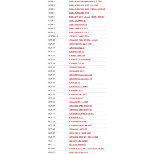 Compensatore di fluidi scooter vari...