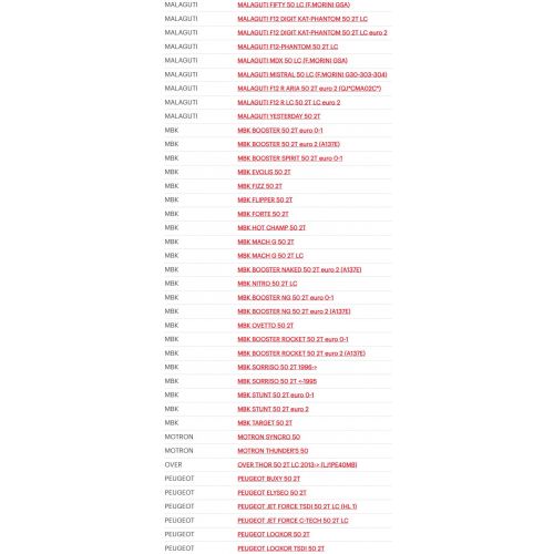 Compensatore di fluidi scooter vari...