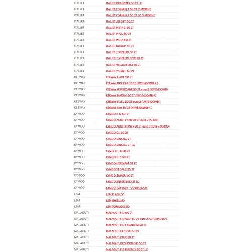 Compensatore di fluidi scooter vari...