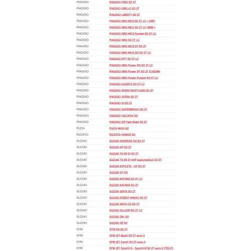 Compensatore di fluidi scooter vari...