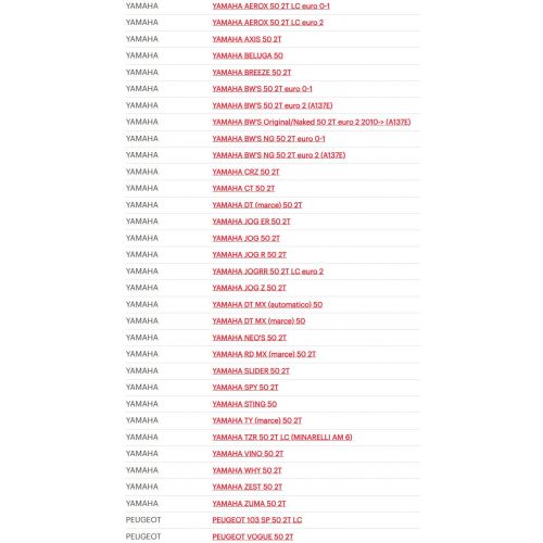 Compensatore di fluidi scooter vari...