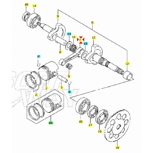 Biella completa Suzuki Katana Zillion...