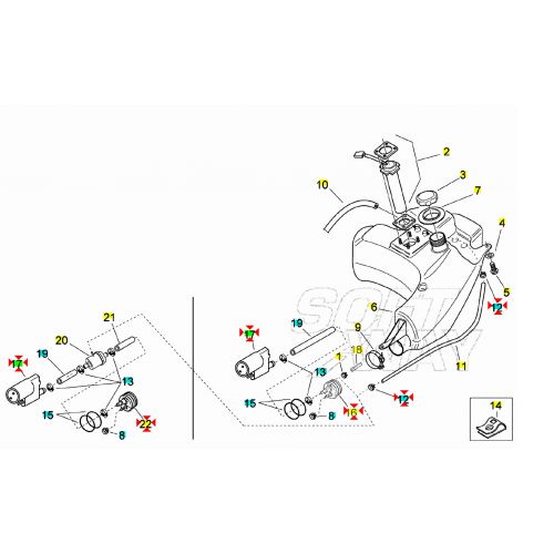 Pompa benzina Aprilia SR Scarabeo...