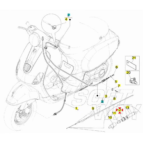 Protezione sdoppiatore scooter...