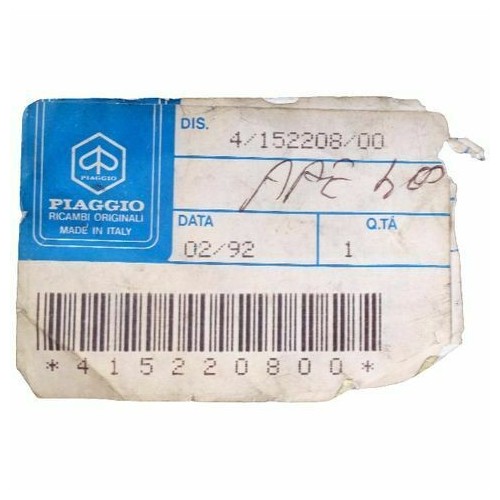 Settore leva freno a mano Ape 152208