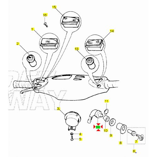 Commutatore a chiave Piaggio Free...
