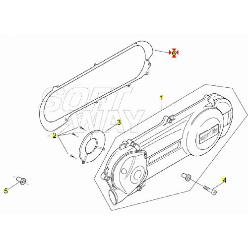 Guarnizione coperchio frizione...