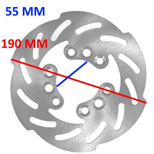 Disco freno per scooter da 190 mm 3 fori