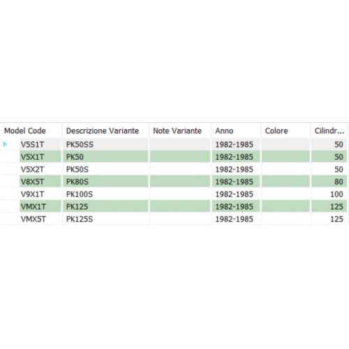 Filtro aria Vespa FL FL2 PK XL RUSH N...