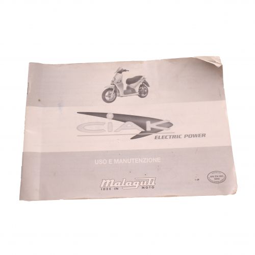 Libretto uso e manutenzione Malaguti...