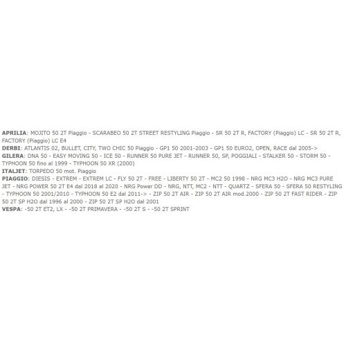 Kit paraoli motore Polini 2850001...