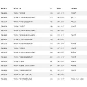 Targhetta PIAGGIO sella... 2