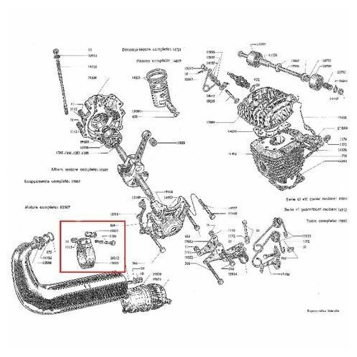 Fascia fissaggio marmitta Motobecane