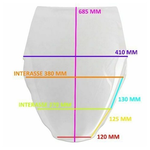 Parabrezza alto Yamaha Majesty 250