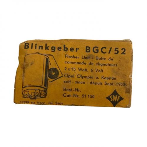 Intermittenza frecce 6 Volt BGC 52...