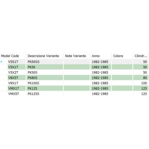 Stemma esagonale Piaggio 195577
