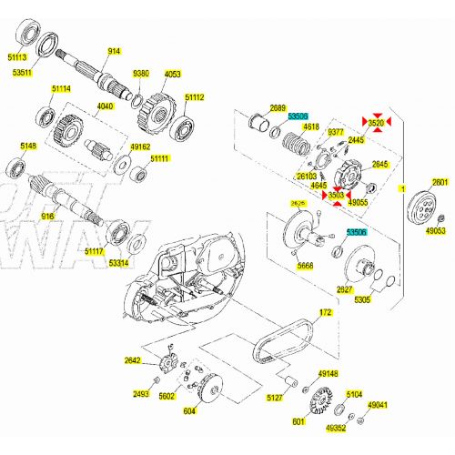 Frizione scooter motori FBM Minarelli...