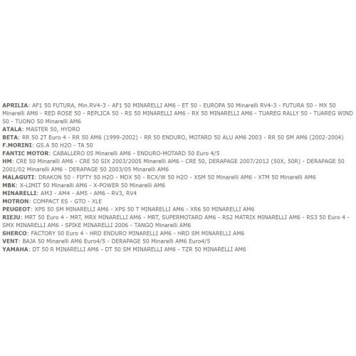 Pacco lamellare Minarelli AM Polini...