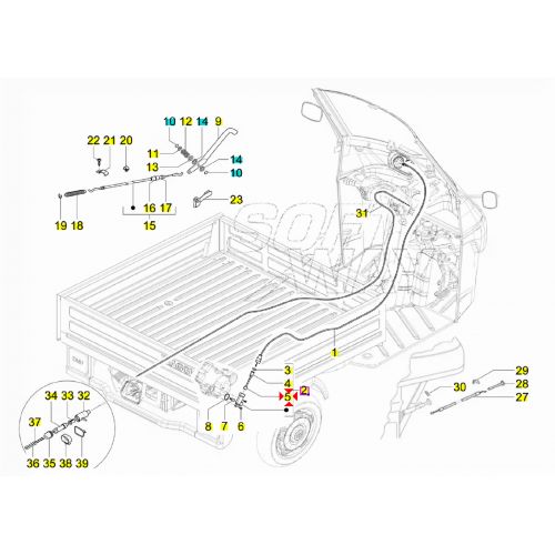 Pignoncino rinvio contachilometri...