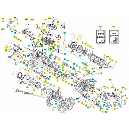 Guarnizione testa Malaguti Fifty Up...