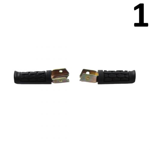 Coppia staffe poggiapiedi Malaguti...