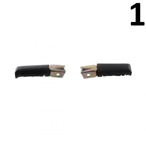 Coppia staffe poggiapiedi Malaguti...