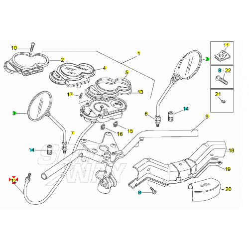 Trasmissione contachilometri Aprilia...