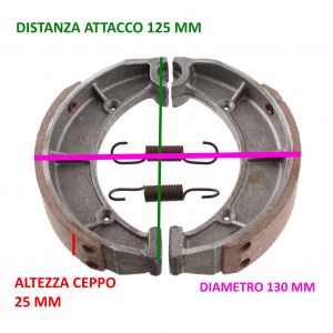 Coppia ceppi freno Cagiva... 2