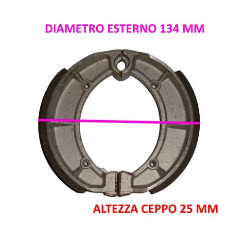 Coppia ceppi freno Cagiva SST 250...