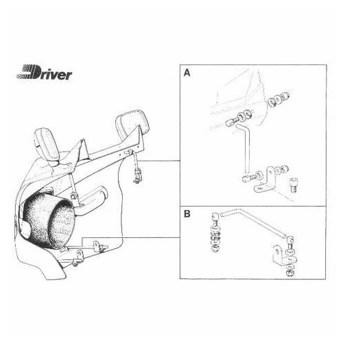 Cupolino Driver epoca per Honda 500 CX