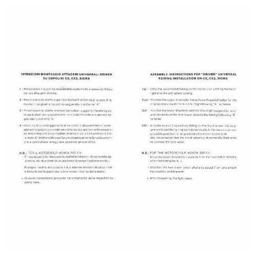 Cupolino Driver epoca per Honda 500 CX