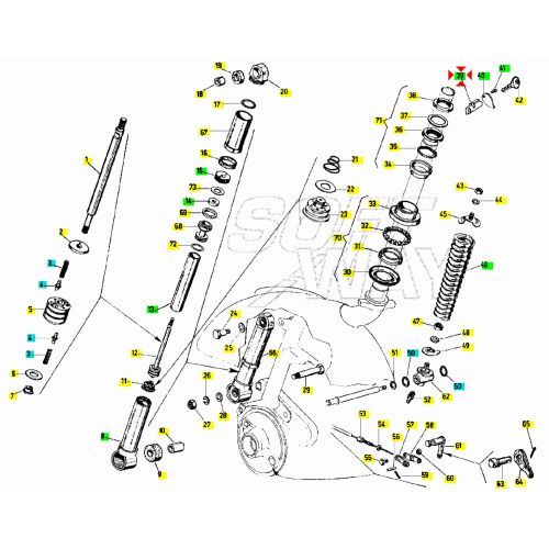 Serratura Vespa Super Sprint GT Rally...