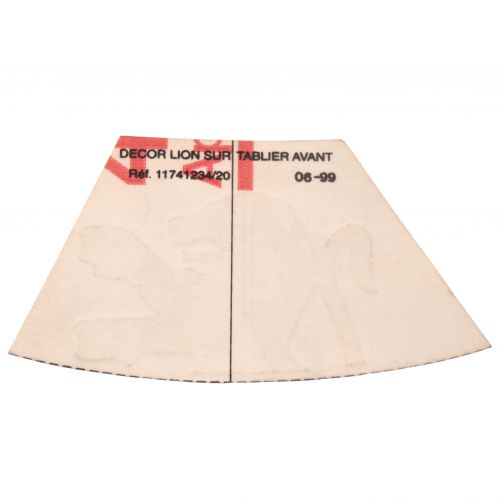 Adesivo logo leone Peugeot 11741234