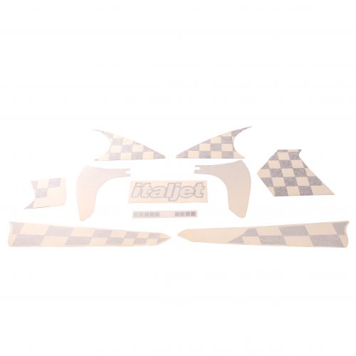 Kit adesivi scacchi Italjet Formula...