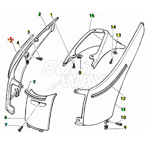 Adesivo laterale Piaggio Free 259871