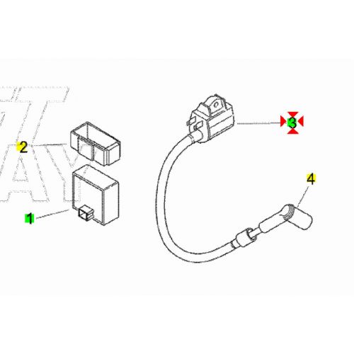 Bobina accensione motori Franco Morini