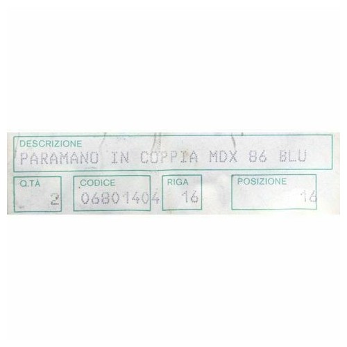 Coppia paramani Malaguti MDX 1986