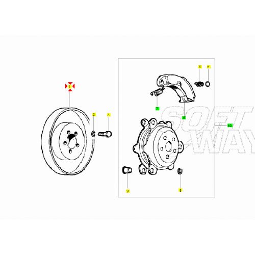 Campana frizione Vespa PK automatica...
