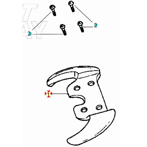 Maniglione posteriore Sym Jet...