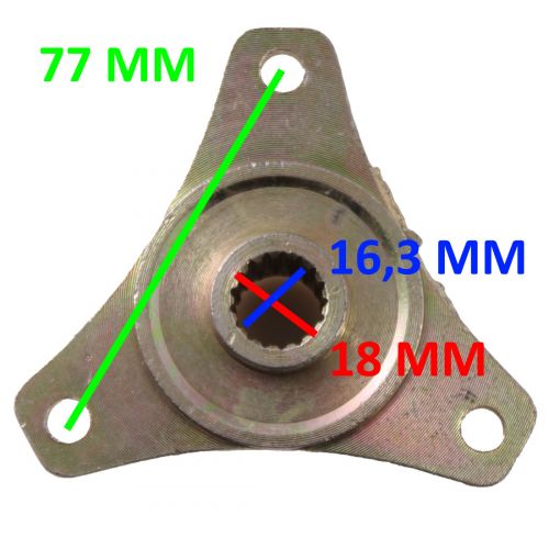Flangia asse posteriore miniquad