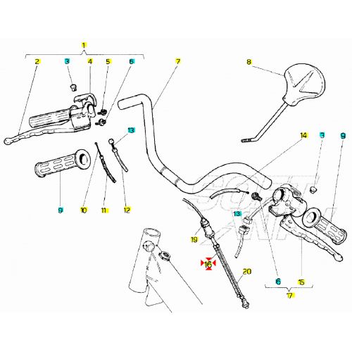 Cavo trasmissione miscelatore...